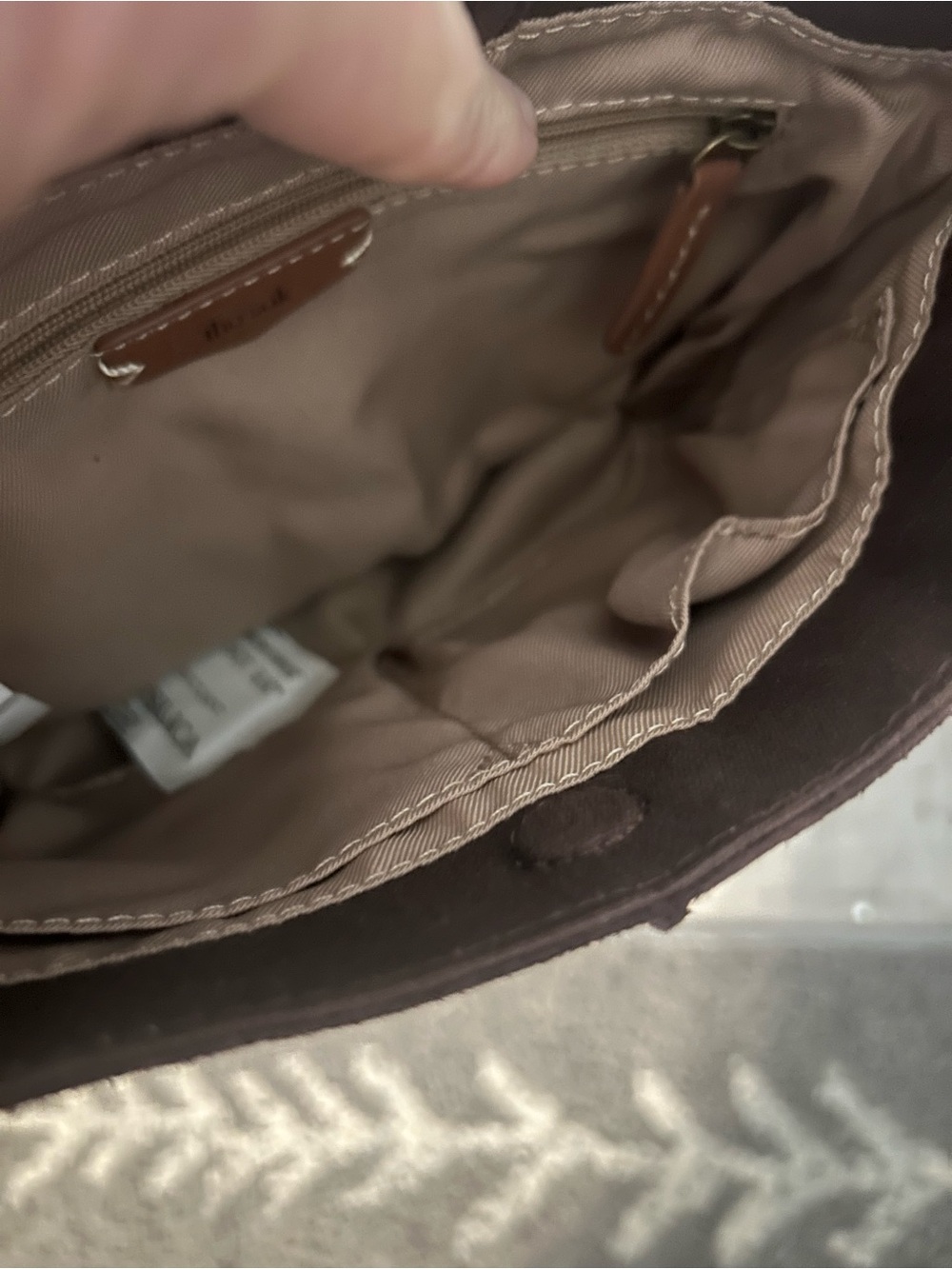 The Sak Los Feliz brown suede crossbody - Picture 8 of 10